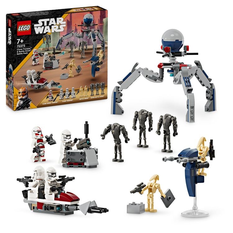 Produktbild: LEGO Star Wars 75372 Clone Trooper & Battle Droid Battle Pack Set