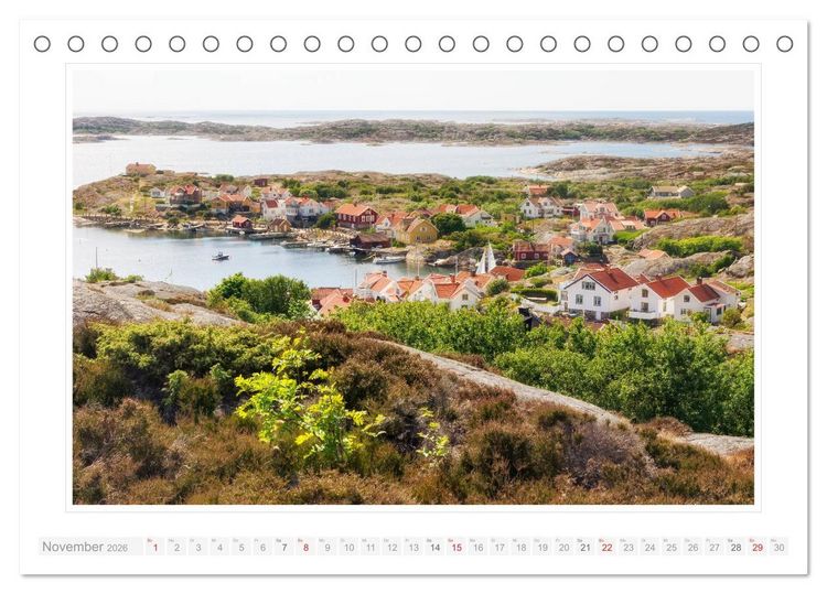 Produktbild: Bohusl&auml;n. Sk&auml;rhamn - R&ouml;nn&auml;ng - Marstrand (Tischkalender 2026 DIN A5 quer), CALVENDO Monatskalender
