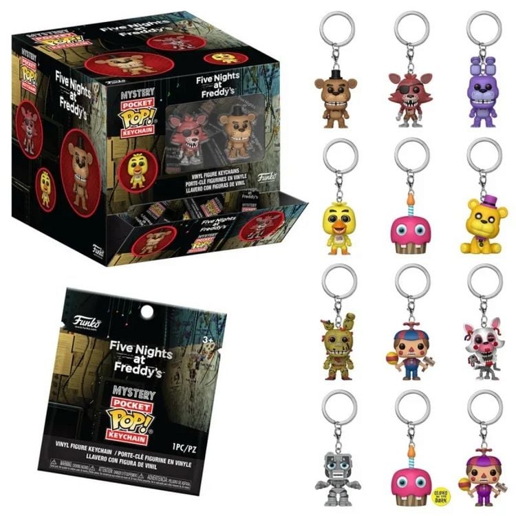 Produktbild: POP Keychain: FNAF Classic- 12pc PDQ(BLIND)
