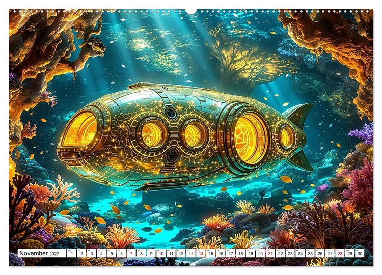 Produktbild: Rollende Traumwelten (Wandkalender 2027 DIN A2 quer), CALVENDO Monatskalender