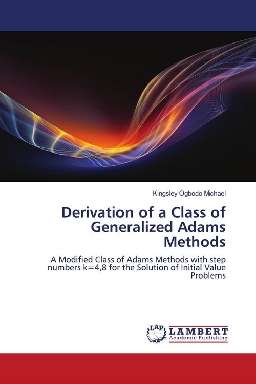 Produktbild: Derivation of a Class of Generalized Adams Methods