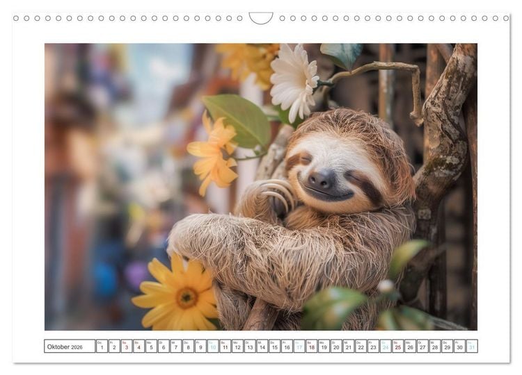 Produktbild: Snoozers Tr&auml;umende Abenteuer (Wandkalender 2026 DIN A3 quer), CALVENDO Monatskalender