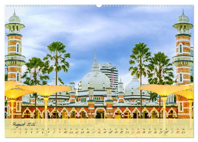 Produktbild: Faszination Malaysia Zauberhaftes S&uuml;dostasien (Wandkalender 2026 DIN A2 quer), CALVENDO Monatskalender