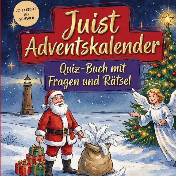 Produktbild: Juist-Adventskalender: Quiz-Buch mit Fragen und R&auml;tsel