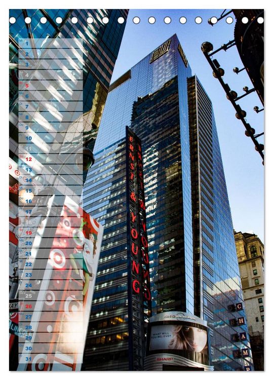 Produktbild: New York - Blickwinkel (Tischkalender 2026 DIN A5 hoch), CALVENDO Monatskalender