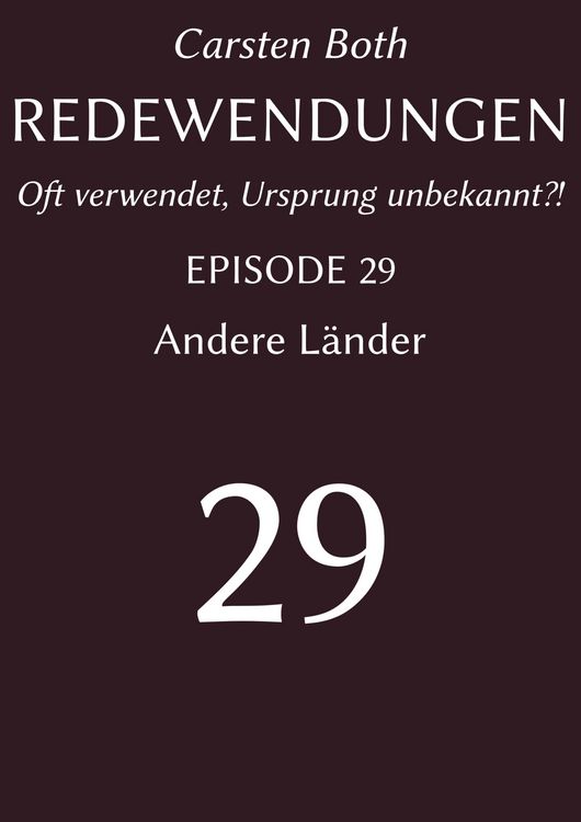 Produktbild: Redewendungen: Andere L&auml;nder
