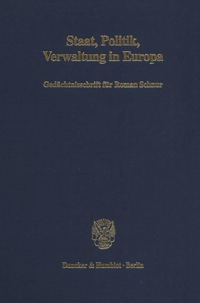 Produktbild: Staat, Politik, Verwaltung in Europa.
