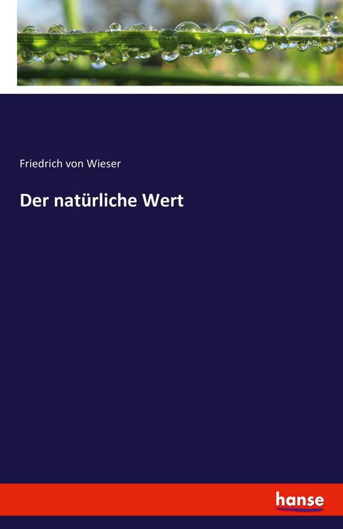 Produktbild: Der nat&uuml;rliche Wert