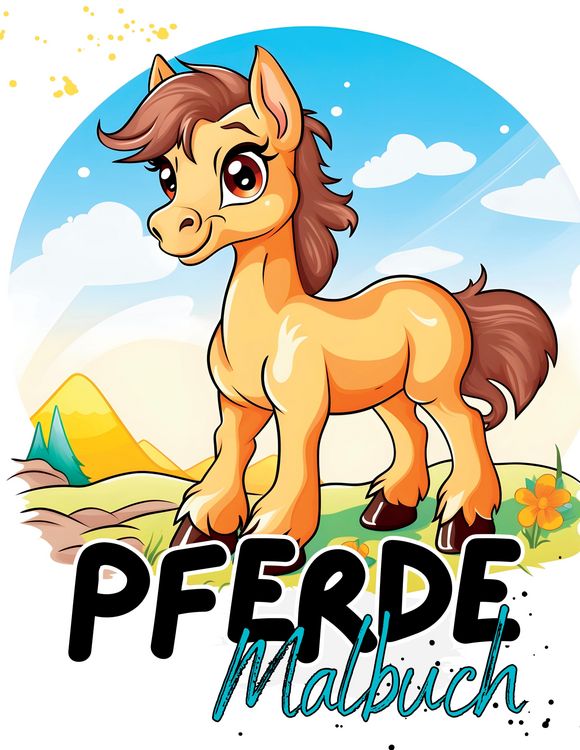 Produktbild: Pferde Malbuch