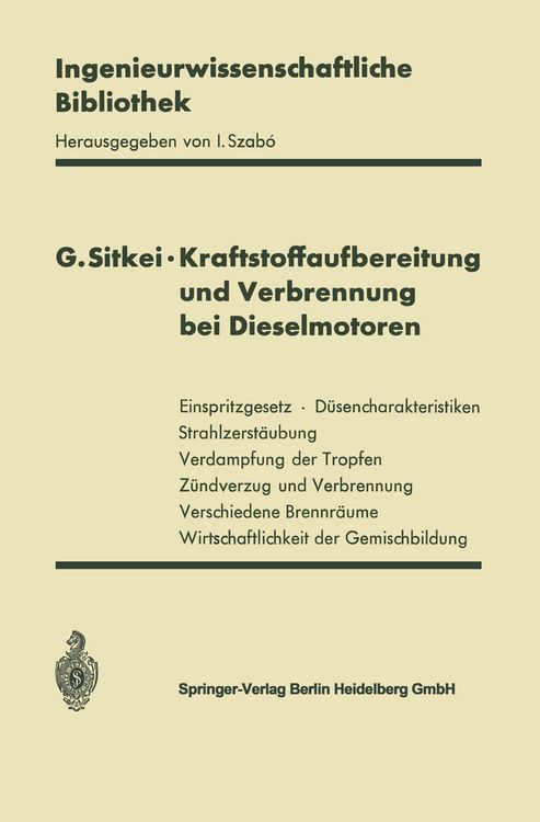 Produktbild: Kraftstoffaufbereitung und Verbrennung bei Dieselmotoren