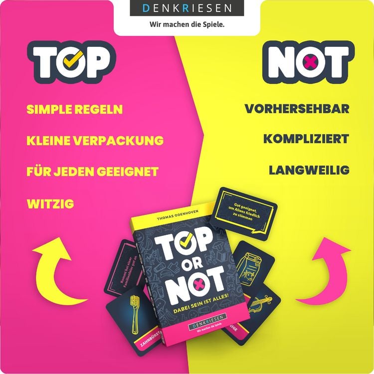 Produktbild: DENKRIESEN - Top or Not!? - "Dabei sein ist alles."