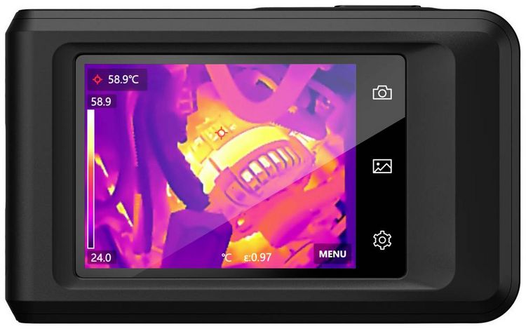 Produktbild: HIKMICRO HM-TP42-3AQF/W-Pocket2 W&auml;rmebildkamera -20 bis 400&deg;C 25Hz WiFi