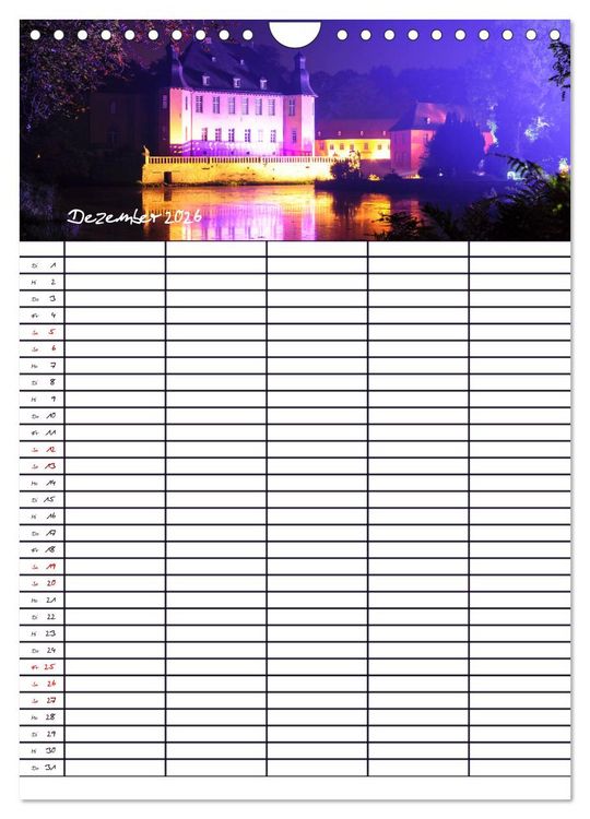 Produktbild: Rhein-Kreis Neuss - Der Familienkalender (Wandkalender 2026 DIN A4 hoch), CALVENDO Monatskalender