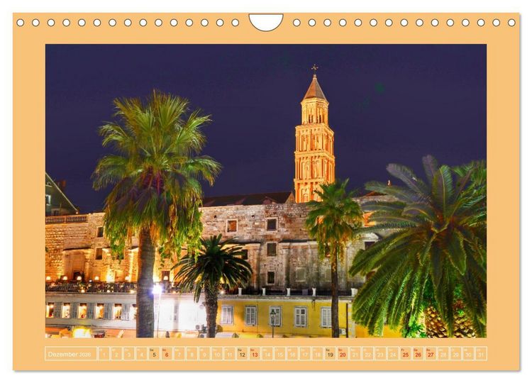 Produktbild: SPLIT Kroatien - Dalmatien (Wandkalender 2026 DIN A4 quer), CALVENDO Monatskalender
