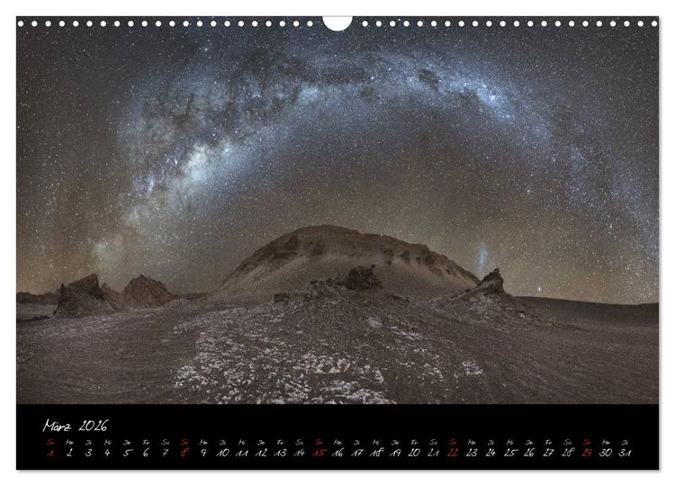 Produktbild: Faszination Milchstra&szlig;e - eine Reise zu den Nachtlandschaften unserer Erde (Wandkalender 2026 DIN A3 quer), CALVENDO Monatskalender