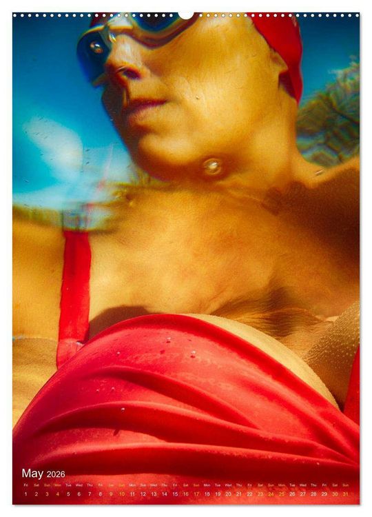 Produktbild: A SWIMMER'S HEART (High Quality Premium Wall Calendar 2026 DIN A2 portrait),CALVENDO 12 Month Wall Calendar