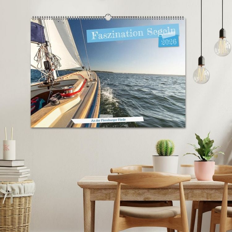 Produktbild: Faszination Segeln - An der Flensburger F&ouml;rde (Wandkalender 2026 DIN A2 quer), CALVENDO Monatskalender