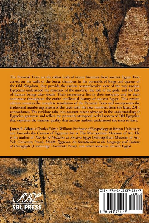 Produktbild: The Ancient Egyptian Pyramid Texts