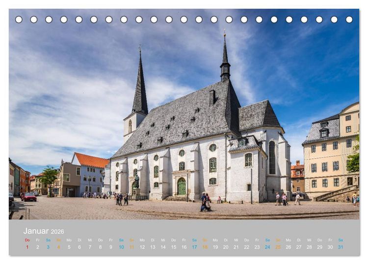 Produktbild: Weimar - das kulturelle Erbe (Tischkalender 2026 DIN A5 quer), CALVENDO Monatskalender