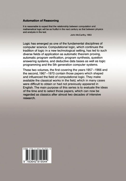 Produktbild: Automation of Reasoning