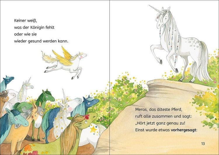 Produktbild: Lesel&ouml;wen 1. Klasse - Die Insel der magischen Pferde