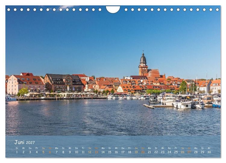 Produktbild: Zwischen See und Himmel - Waren (M&uuml;ritz) im Wandel der Jahreszeiten (Wandkalender 2027 DIN A4 quer), CALVENDO Monatskalender
