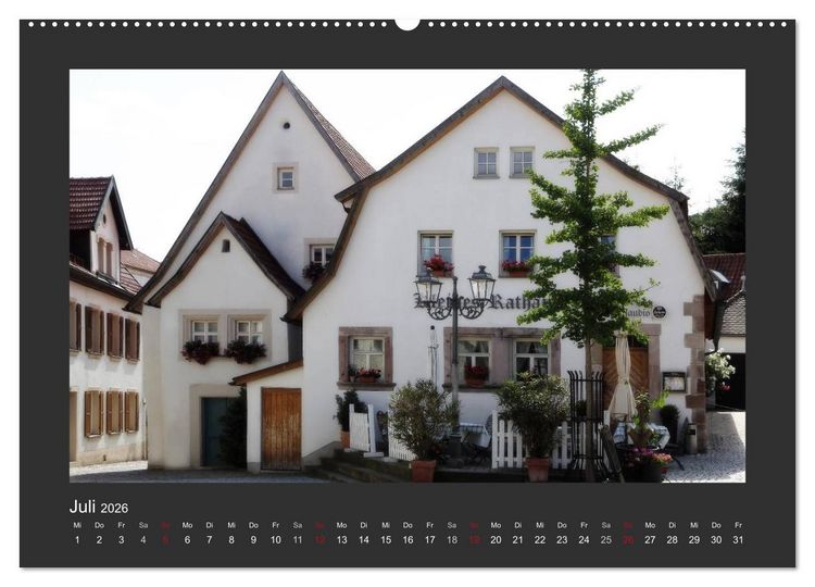 Produktbild: Kulmbach (Wandkalender 2026 DIN A2 quer), CALVENDO Monatskalender