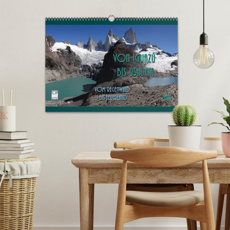 Produktbild: Von Iguaz&uacute; bis Ushuaia - vom Regenwald bis Feuerland (Wandkalender 2026 DIN A3 quer), CALVENDO Monatskalender