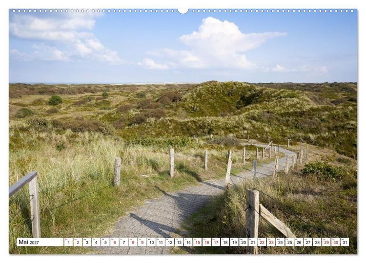 Produktbild: Spiekeroog - Momente einer Reise (Wandkalender 2027 DIN A2 quer), CALVENDO Monatskalender