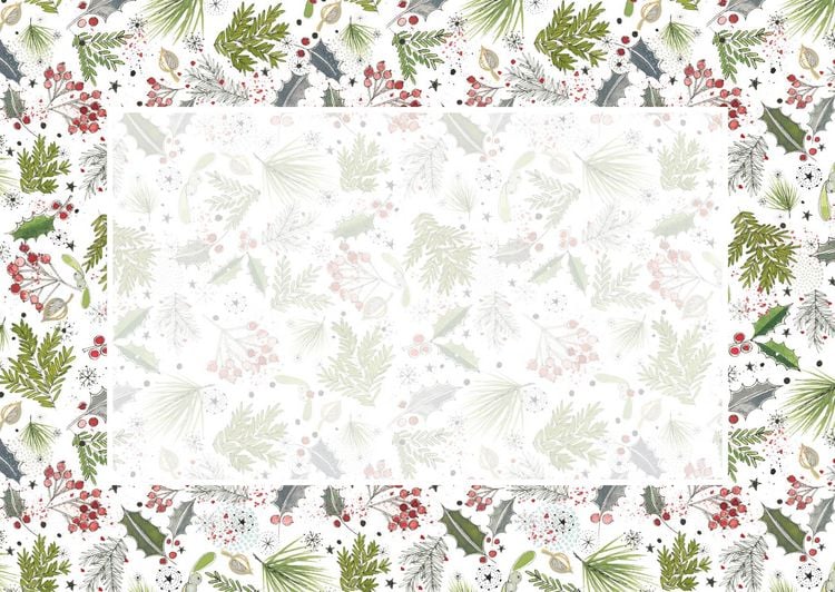 Produktbild: Design Paper Besinnliche Weihnachten DIN A5. Mit Falz f&uuml;r Klappkarten
