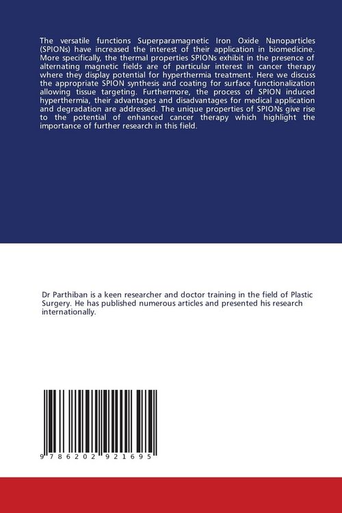 Produktbild: Synthesis, Surface Coating and Thermal Applications of SPIONS