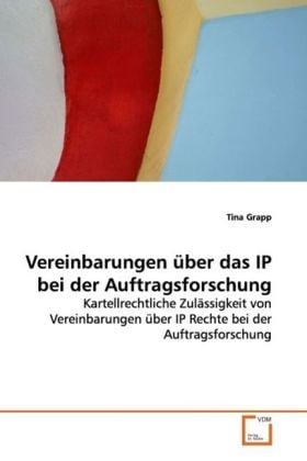 Produktbild: Grapp, T: Vereinbarungen &uuml;ber das IP bei der Auftragsforschu