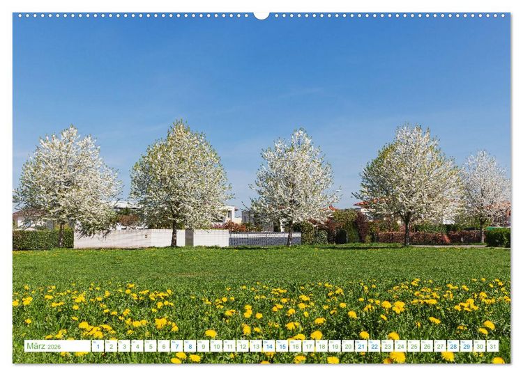 Produktbild: K&ouml;ln Widdersdorf - Bl&uuml;tentr&auml;ume und l&auml;ndliche Idylle (hochwertiger Premium Wandkalender 2026 DIN A2 quer), Kunstdruck in Hochglanz