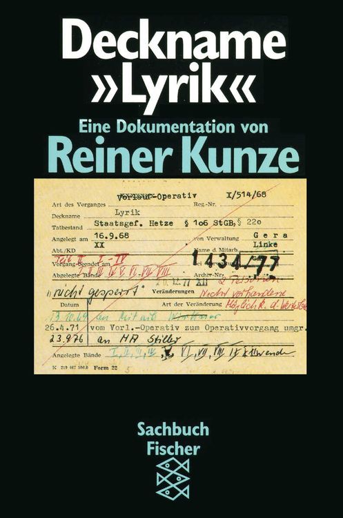 Produktbild: Deckname &raquo;Lyrik&laquo;