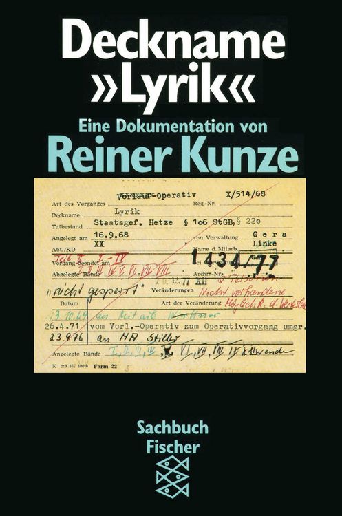 Produktbild: Deckname &raquo;Lyrik&laquo;