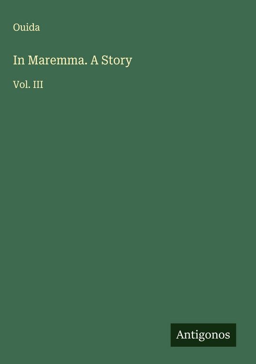 Produktbild: In Maremma. A Story