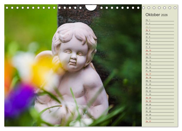 Produktbild: Engel - Begleiter f&uuml;r jeden Tag (Wandkalender 2026 DIN A4 quer), CALVENDO Monatskalender
