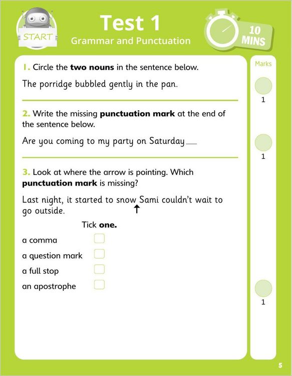 Produktbild: Grammar, Punctuation and Spelling - Ages 6-7