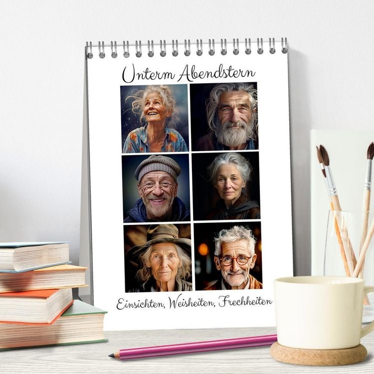 Produktbild: Unterm Abendstern (Tischkalender 2026 DIN A5 hoch), CALVENDO Monatskalender