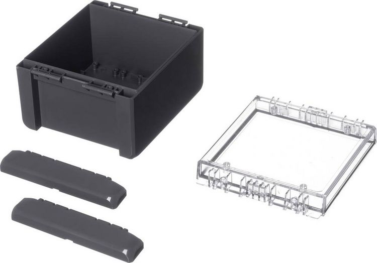 Produktbild: Bopla Bocube B 141309 PC-V0-G-7024 96023234 Outdoor-Geh&auml;use 125 x 151 x 90 Polycarbonat V0 Graphitgrau (RAL 7024) 1 St.