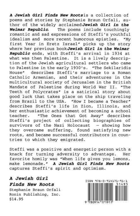 Produktbild: A Jewish Girl Finds New Roots