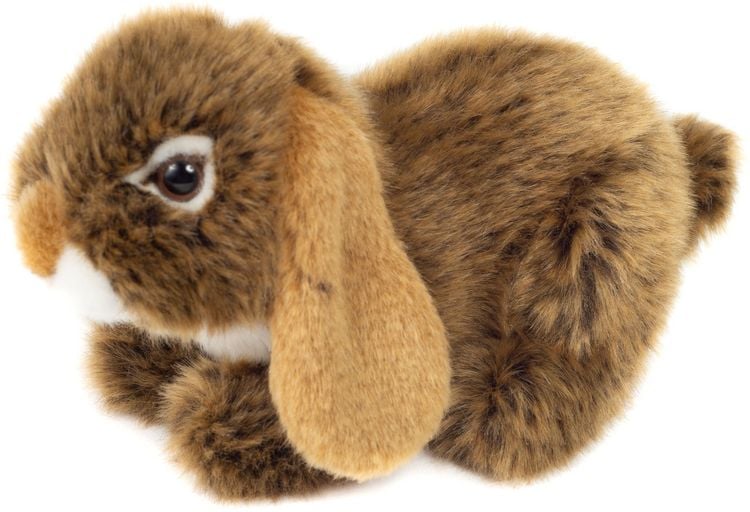 Produktbild: Teddy Hermann 93729 - Widder-Kaninchen braun, liegend, 18 cm Pl&uuml;schtier
