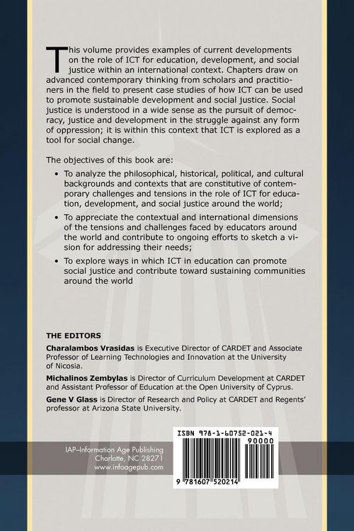 Produktbild: Ict for Education, Development, and Social Justice (PB)