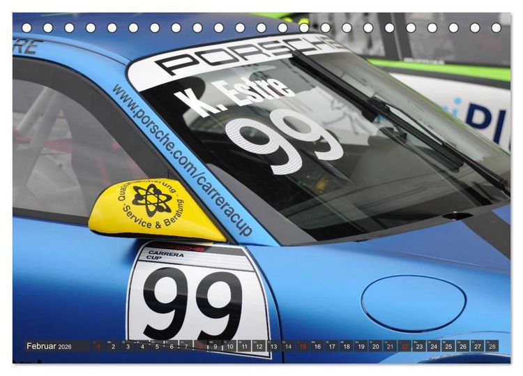 Produktbild: Motorsport - Impressionen (Tischkalender 2026 DIN A5 quer), CALVENDO Monatskalender