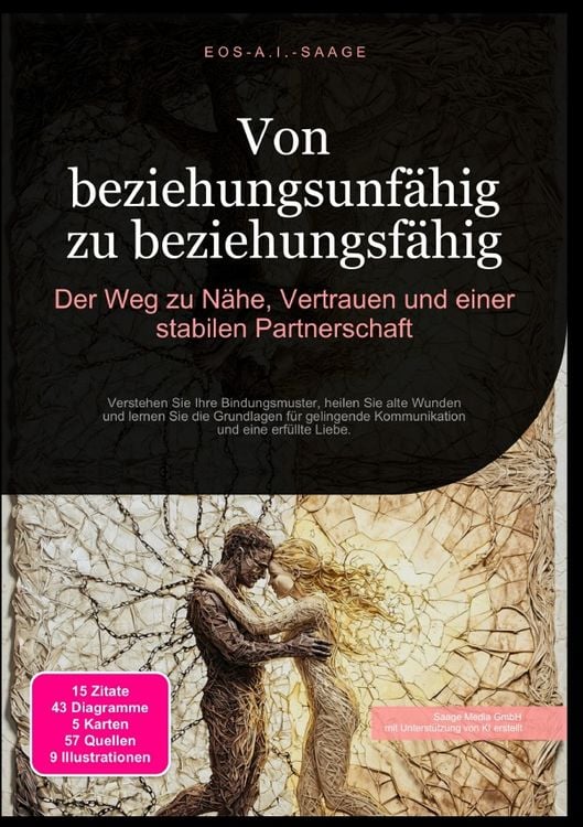 Produktbild: Von beziehungsunf&auml;hig zu beziehungsf&auml;hig: Der Weg zu N&auml;he, Vertrauen und einer stabilen Partnerschaft