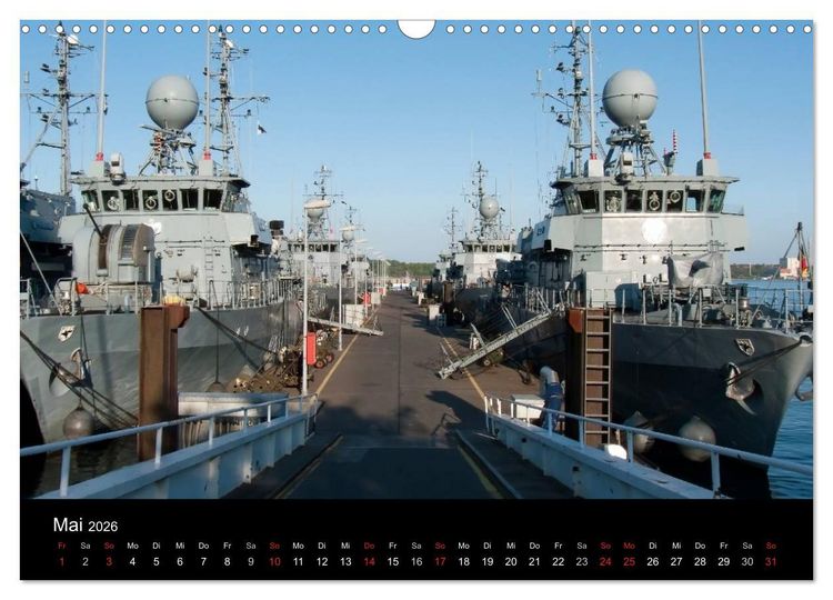 Produktbild: Marinest&uuml;tzpunkt Kiel (Wandkalender 2026 DIN A3 quer), CALVENDO Monatskalender