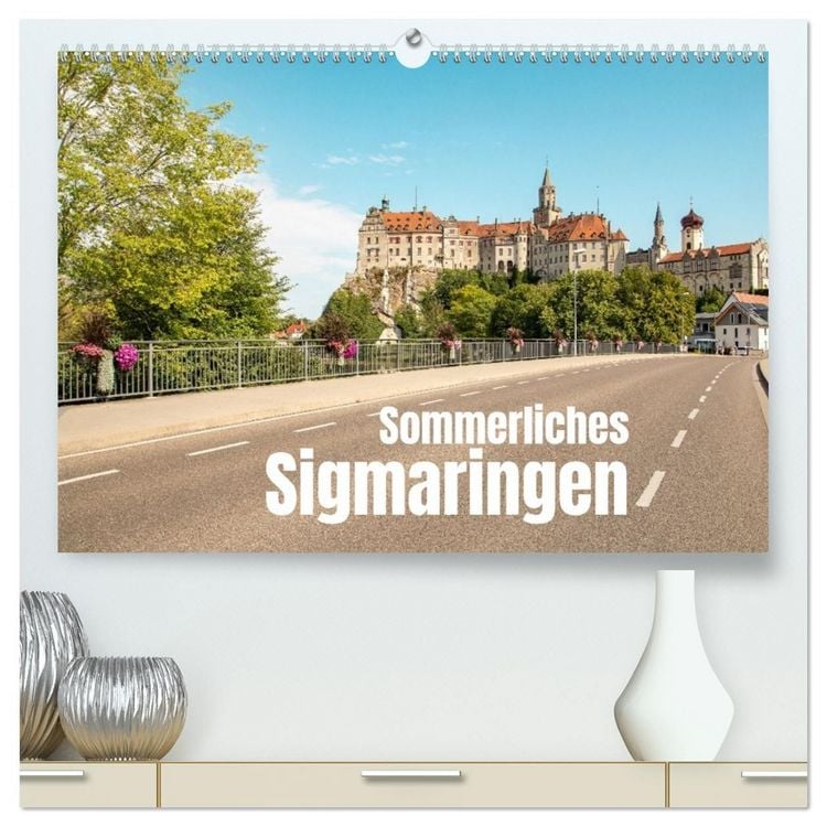 Produktbild: Sommerliches Sigmaringen (hochwertiger Premium Wandkalender 2027 DIN A2 quer), Kunstdruck in Hochglanz