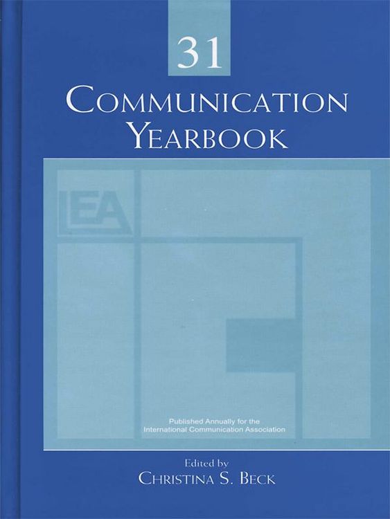 Produktbild: Communication Yearbook 31