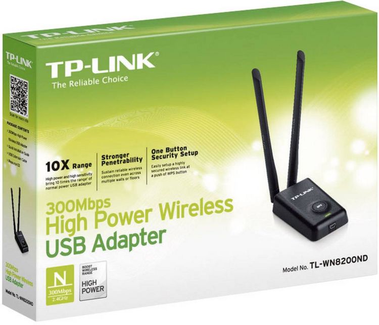 Produktbild: TP-LINK TL-WN8200ND WLAN Adapter Mini-USB B (USB 2.0) 300 MBit/s