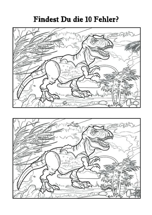 Produktbild: Punkt-zu-Punkt Dinosaurier Malbuch f&uuml;r Kinder von 7&ndash;10 Jahren mit 50 authentischen Ausmalbildern